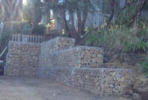 large gabion with surcharge